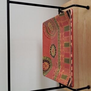 Black Metal Square Dish Rack